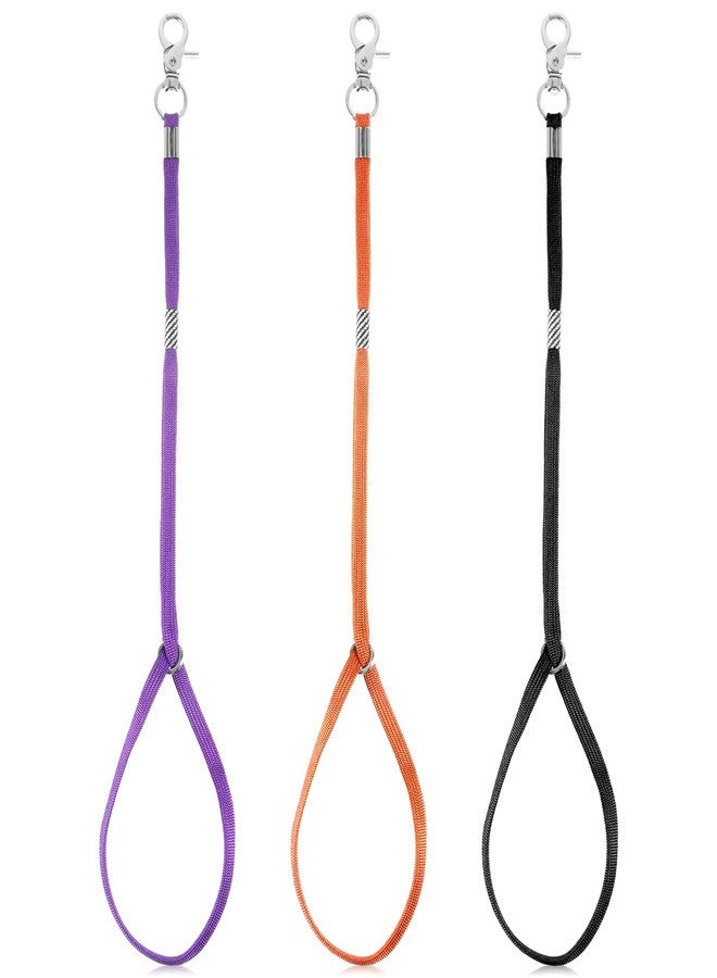 Jxiwfvl 3 PCS Pet Dog Grooming Loops, Adjustable Nylon Restraint Noose Loop Rope, Fixed Dog Cat Safety Bathing Tether Straps for Pet Grooming Arm Table Bathtub Accessories - Image 1